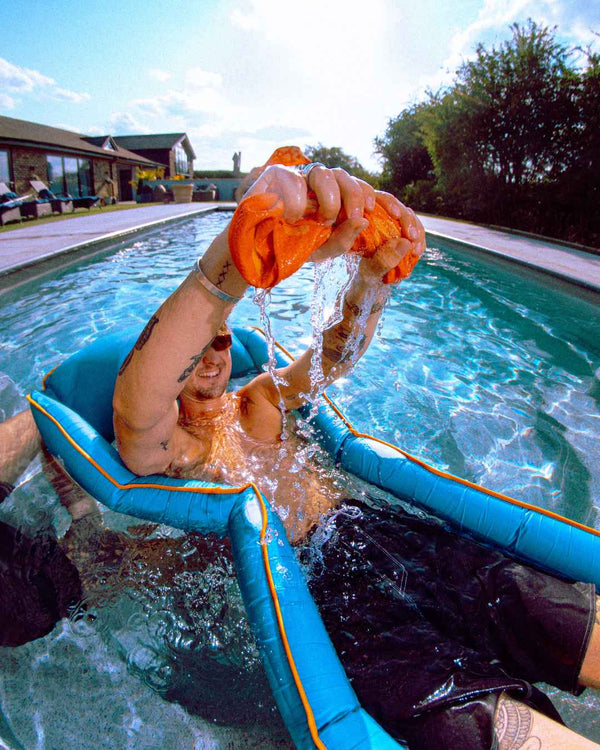 Branded festival towel example
